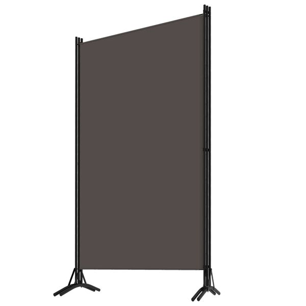vidaXL 3-Panel Room Divider Anthracite 260x180 cm