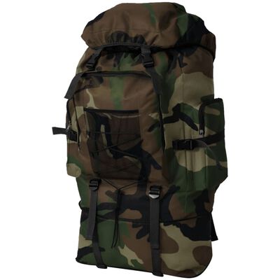 vidaXL Army-Style Backpack XXL 100 L Camouflage, camouflage vidaXL Army-Style Backpack XXL 100 L Camouflage