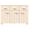 vidaXL Sideboard HAMAR Honey Brown 113x40x80 cm Solid Wood Pine