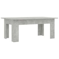 vidaXL Coffee Table Concrete Grey 100x60x42 cm Engineered Wood, concrete grey vidaXL Coffee Table Concrete Grey 100x60x42 cm Engineered Wood