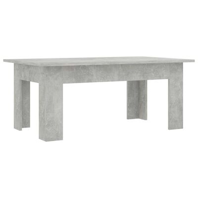 vidaXL Coffee Table Concrete Grey 100x60x42 cm Engineered Wood, concrete grey vidaXL Coffee Table Concrete Grey 100x60x42 cm Engineered Wood