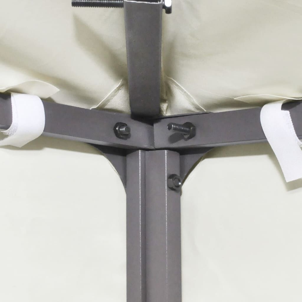 vidaXL Gazebo Cover Canopy Replacement 310 g / m² Cream White 3 x 3 m