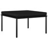 vidaXL 3 Piece Garden Lounge Set with Cushions Black PVC
