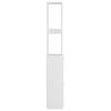 vidaXL Bathroom Cabinet White 25x26.5x170 cm Engineered Wood