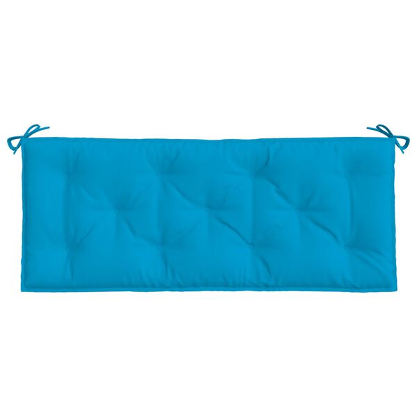 vidaXL Garden Bench Cushions 2pcs Light Blue 120x50x7cm Oxford Fabric