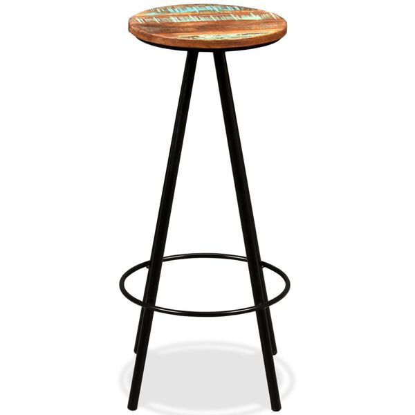vidaXL Bar Stools 2 pcs Solid Reclaimed Wood