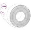 vidaXL Garden Edgings 4 pcs Black 10 m 20 cm Polyethylene