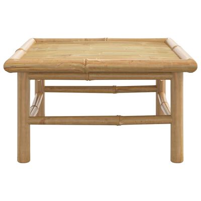 vidaXL Garden Table 65x55x30 cm Bamboo, taupe vidaXL Garden Table 65x55x30 cm Bamboo