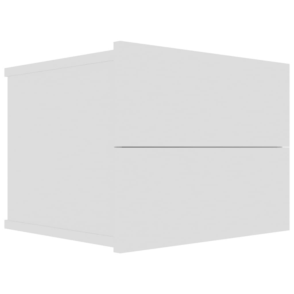 vidaXL Bedside Cabinet White 40x30x30 cm Engineered Wood