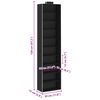 vidaXL Hanging Closet Organisers 2 pcs with 10 Shelves Fabric