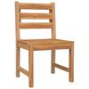 vidaXL 3 Piece Garden Dining Set Solid Wood Teak