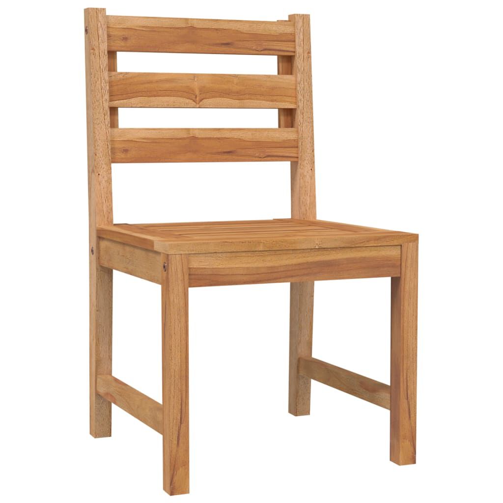 vidaXL 3 Piece Garden Dining Set Solid Wood Teak