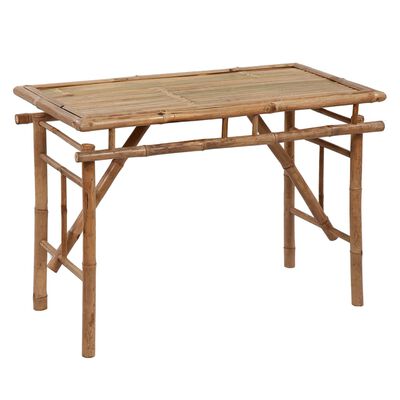 vidaXL Folding Garden Table 115x50x75 cm Bamboo,  vidaXL Folding Garden Table 115x50x75 cm Bamboo