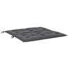 vidaXL Garden Bench Cushion Anthracite 100x(50+50)x7cm Oxford Fabric