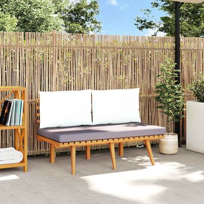 vidaXL Garden Bench with Cushions 115 cm Solid Acacia Wood,  vidaXL Garden Bench with Cushions 115 cm Solid Acacia Wood