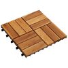 vidaXL 10 pcs Acacia Decking Tiles 30 x 30 cm