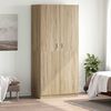 vidaXL Wardrobe Sonoma Oak 90x52x200 cm Engineered Wood