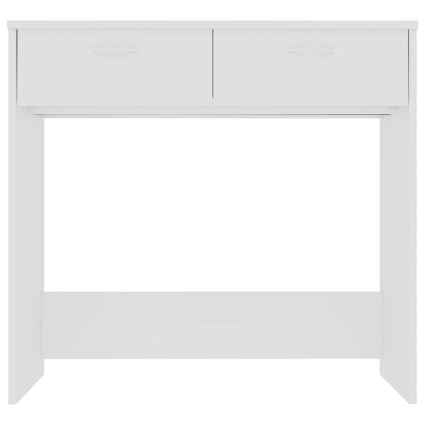 vidaXL Desk White 80x40x75 cm Engineered Wood