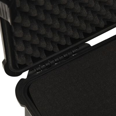 vidaXL Portable Flight Case Black 55x43x21 cm PP,  vidaXL Portable Flight Case Black 55x43x21 cm PP