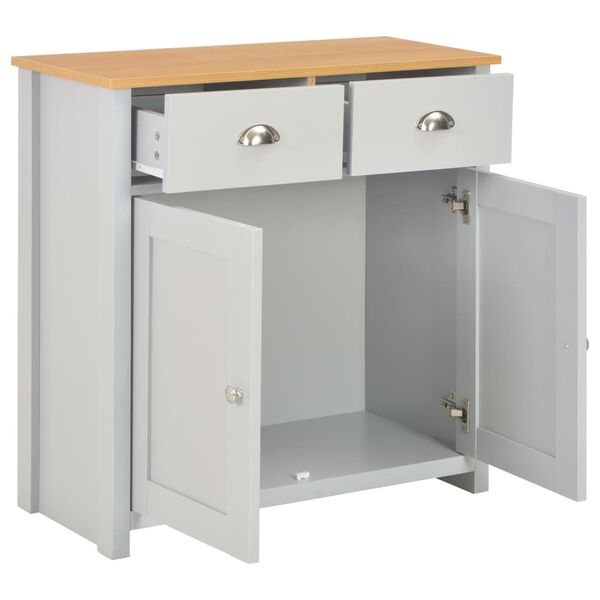 vidaXL Sideboard Grey 79x35x81 cm