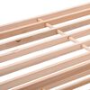 vidaXL 4-Tier Shoe Rack Solid Fir Wood