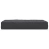 vidaXL Pallet Cushion Black 60x60x6 cm Oxford Fabric