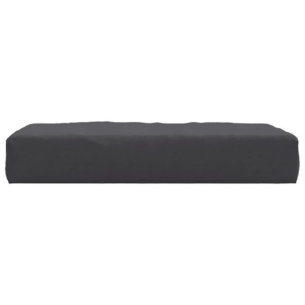 vidaXL Pallet Cushion Black 60x60x6 cm Oxford Fabric