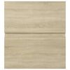 vidaXL Sink Cabinet Sonoma Oak 41x38.5x45 cm Engineered Wood