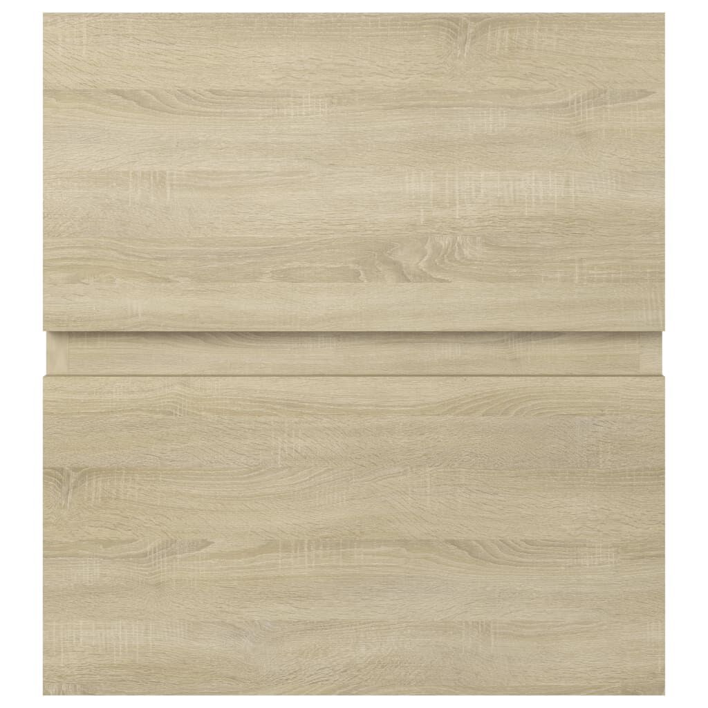 vidaXL Sink Cabinet Sonoma Oak 41x38.5x45 cm Engineered Wood