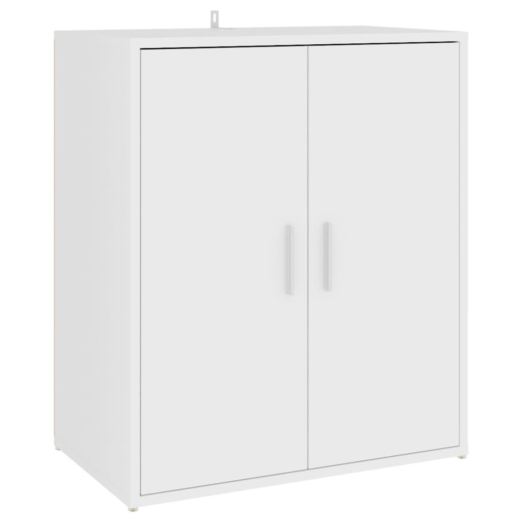 vidaXL Shoe Cabinet White 60x35x70 cm Engineered Wood
