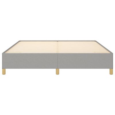 vidaXL Bed Frame without Mattress Light Grey 180x200 cm Super King Fabric, light grey vidaXL Bed Frame without Mattress Light Grey 180x200 cm Super King Fabric