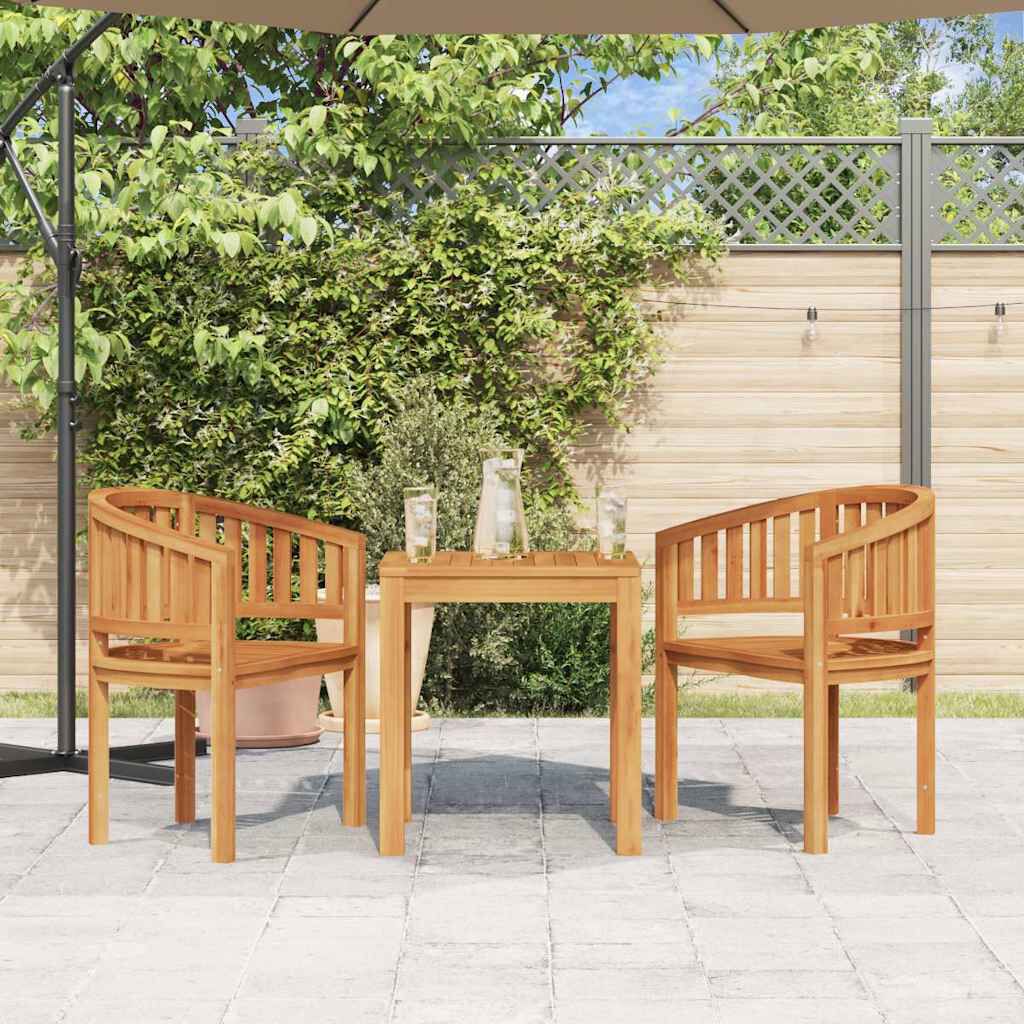 vidaXL Banana Chair Solid Teak Wood