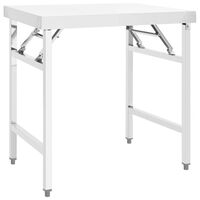 vidaXL Kitchen Folding Work Table 85x60x80 cm Stainless Steel,  vidaXL Kitchen Folding Work Table 85x60x80 cm Stainless Steel