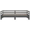 vidaXL Pull-out Day Bed without Mattress Grey 2x(90x200)cm