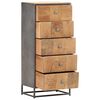 vidaXL Drawer Cabinet 45x30x100 cm Solid Reclaimed Wood