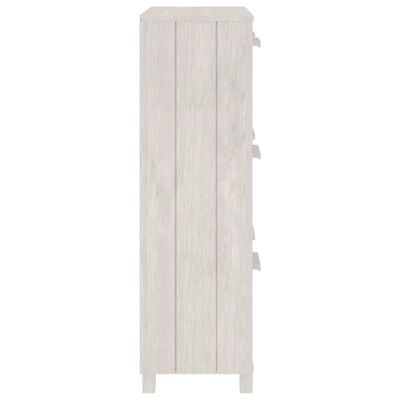 vidaXL Shoe Cabinet HAMAR White 59.5x35x117 cm Solid Wood Pine, white vidaXL Shoe Cabinet HAMAR White 59.5x35x117 cm Solid Wood Pine
