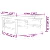 vidaXL Garden Table 65x65x30 cm Bamboo