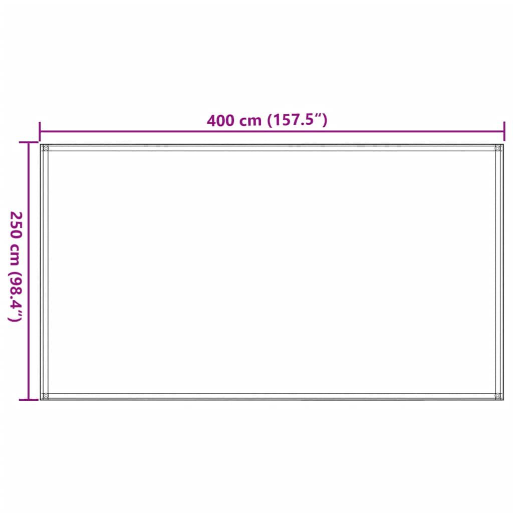 vidaXL Tent Carpet 250x400 cm Anthracite