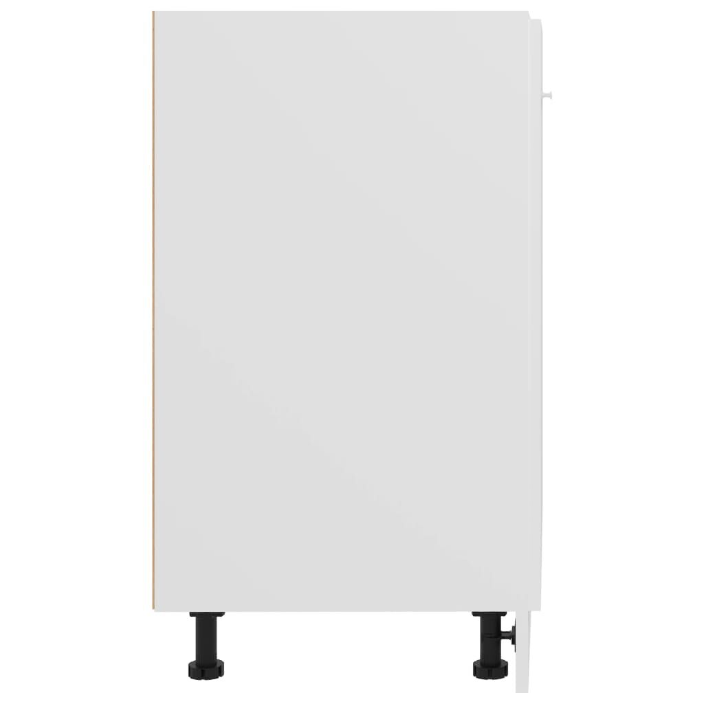 vidaXL Bottom Cabinet Lyon White 60x46x81.5 cm Engineered Wood