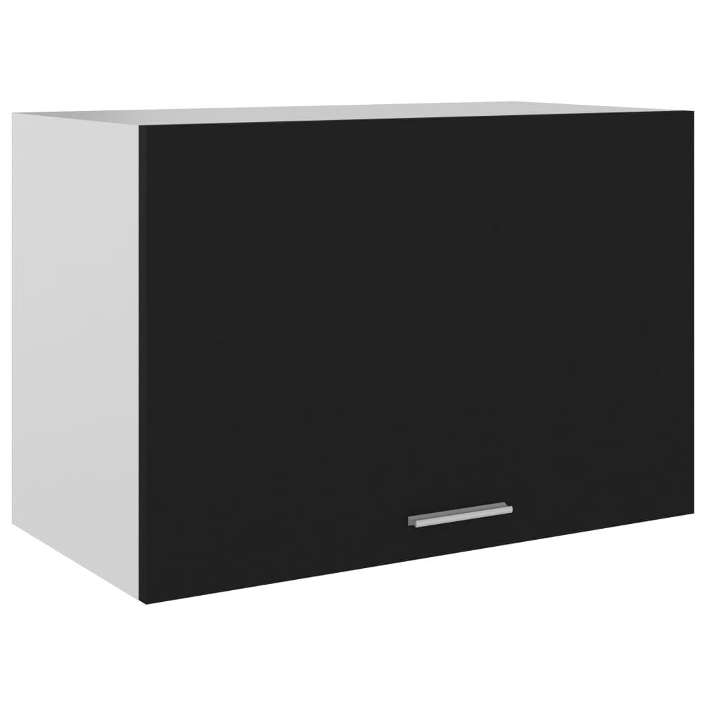 vidaXL Hanging Cabinet Lyon Black 60x31x40 cm Engineered Wood