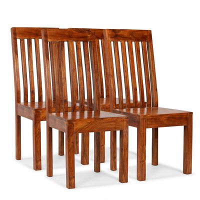 vidaXL Dining Chairs 4 pcs Solid Wood Modern