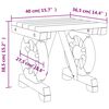vidaXL Garden Footstools 2 pcs Solid Wood Fir