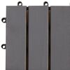 vidaXL Decking Tiles 20 pcs Grey Wash 30x30 cm Solid Acacia Wood