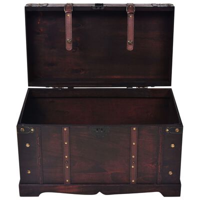 vidaXL Vintage Treasure Chest Wood 66x38x40 cm,  vidaXL Vintage Treasure Chest Wood 66x38x40 cm