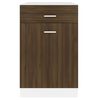 vidaXL Drawer Bottom Cabinet Lyon Brown Oak 50x46x81.5 cm Engineered Wood