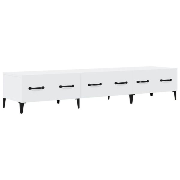 vidaXL TV Cabinet White 150x34,5x30 cm Engineered Wood