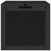 vidaXL Garden Storage Box Black 55.5x43x53 cm Polypropylene