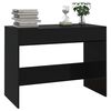 vidaXL Desk Black 101x50x76.5 cm Engineered Wood