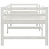 vidaXL Bed Frame without Mattress White 90x200 cm Solid Wood Pine
