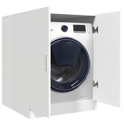vidaXL Washing Machine Cabinet White 71x71.5x91.5 cm, white vidaXL Washing Machine Cabinet White 71x71.5x91.5 cm